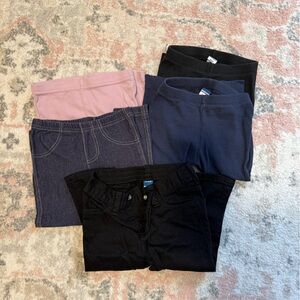 Kids 24m Leggings bundle - Black, Navy, Pink, Denim